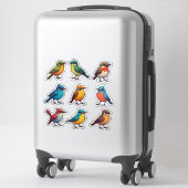Sticker Ensemble d'autocollants de chansonnier décoratifs  (Sur valise)