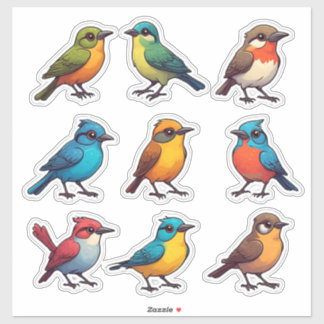 Sticker Ensemble d'autocollants de chansonnier décoratifs