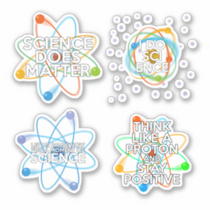 Sticker Ensemble d'autocollants de citations scientifiques