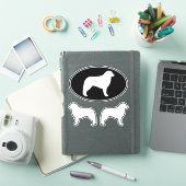 Sticker Ensemble d'autocollants en vinyle pour chiens de r (Couverture iPad)