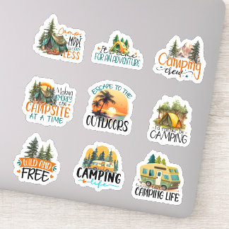 Sticker Ensemble d'autocollants en vinyle sur mesure pour