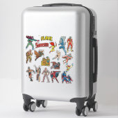Sticker Ensemble d'autocollants Fox Features #2 (Sur valise)