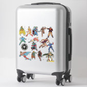 Sticker Ensemble d'autocollants Fox Features #3 (Sur valise)