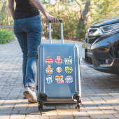 Sticker Ensemble d'autocollants vinyles Chibi Konbini pour (Valise Insitu)