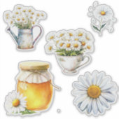 Sticker Ensemble de 5 Blancs (Devant)