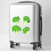Sticker Ensemble de brocoli vert (Sur valise)
