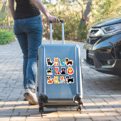 Sticker Ensemble de chiens adorables (Valise Insitu)