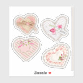 Sticker Ensemble de coeurs (Feuille)