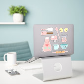 Sticker Ensemble de cuisson pour enfants (Ordinateur portable sur le bureau)