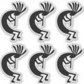 Sticker Ensemble de fabrication de Silhouette Kokopelli Vi (Devant)