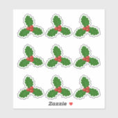 Sticker Ensemble de Feuilles Holly (Feuille)