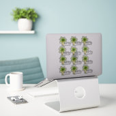 Sticker Ensemble de Mercis Mariages Tropical Palm Tree (Ordinateur portable sur le bureau)
