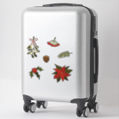 Sticker Ensemble de motifs de Noël (Sur valise)