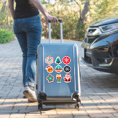 Sticker Ensemble de Noël Coloré (Valise Insitu)