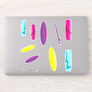 Sticker Ensemble de sports nautiques Surboards