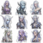 Sticker Ensemble d'elfe femelle 1 (Devant)