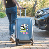 Sticker Ensemble d'ours Panda-monium mignon (Valise Insitu)