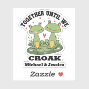 Sticker Ensemble Jusqu'À Ce Que Nous Crochions Funky Frog 