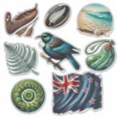Sticker Ensemble Kiwiana de Nouvelle-Zélande 1 (Devant)