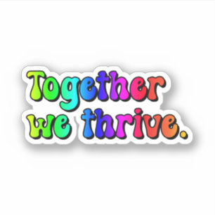 Sticker Ensemble nous développons Rainbow Naurodivergent