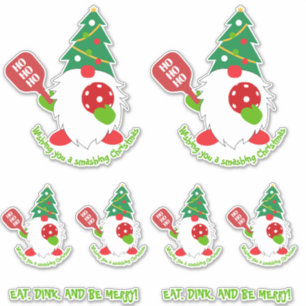 Sticker Ensemble 🎅 pickleball de Noël