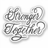 Sticker Ensemble plus fort (Recto)