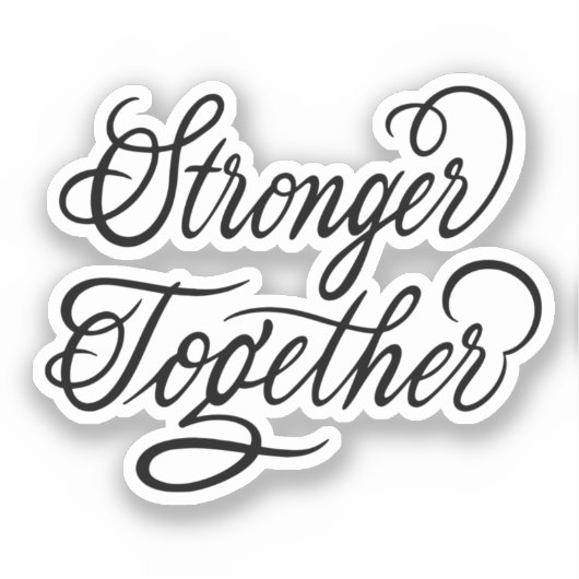 Sticker Ensemble plus fort (Recto)