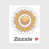 Sticker ensoleillé jour (Feuille)