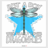 Sticker Entomologiste Des Insectes Juste Un Garçon Qui Aim (Feuille)