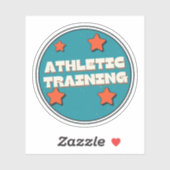 Sticker Entraînement athlétique (Feuille)