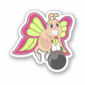 Sticker Entraînement de résistance aux papillons (Devant)