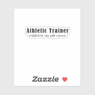 Sticker Entraîneur Athlétique Certifié Pour Fonctionner Av