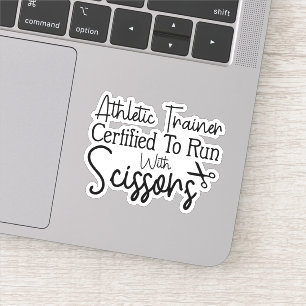 Sticker Entraîneur Athlétique Certifié Pour Fonctionner Av