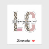 Sticker Entraîneur d'alphabétisation LC Cadeau, enseignant (Feuille)