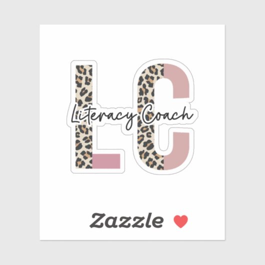 Sticker Entraîneur d'alphabétisation LC Cadeau, enseignant (Feuille)