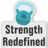 Sticker Entraîneur d'athlète Promo Kettlebell Force Redéfi (Devant)