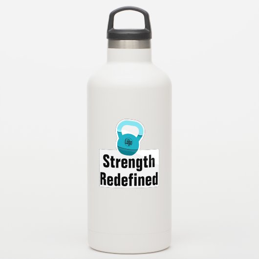 Sticker Entraîneur d'athlète Promo Kettlebell Force Redéfi (Gourde)