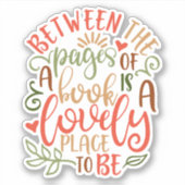 Sticker Entre Les Pages Des Idées De Livre (Devant)