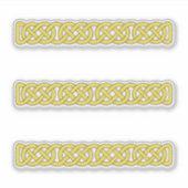 Sticker Entrelacs celtiques en bande (Devant)