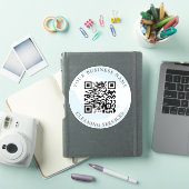 Sticker Entreprise de service de nettoyage de code QR Auto (Couverture iPad)