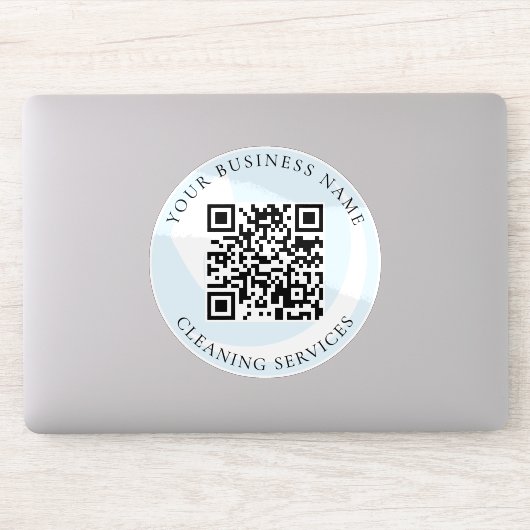 Sticker Entreprise de service de nettoyage de code QR Auto (Ordinateur)