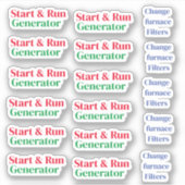 Sticker entretien à domicile (Devant)