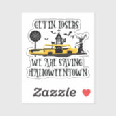 Sticker Entrez Dans Les Perdants, Nous Sauvons Halloweento (Feuille)