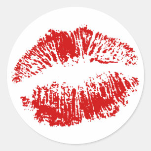 Sticker envelop afdichtingen verzegeld met kiss li