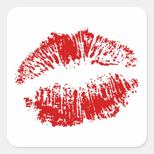 Sticker envelop afdichtingen verzegeld met kiss li (Voorkant)