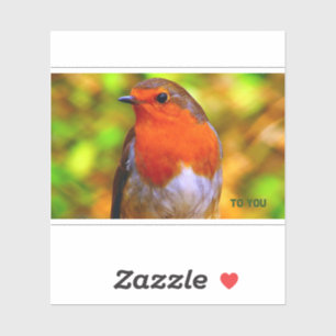 Sticker Envelope verzegelt Robins bericht