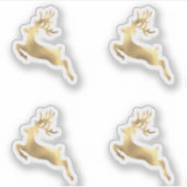 Sticker Enveloppe de Noël des cerfs Antlers d'hiver (Devant)