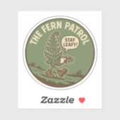 Sticker Environmentalist Plant Lover Binoculars (Feuille)