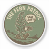 Sticker Environmentalist Plant Lover Binoculars (Devant)