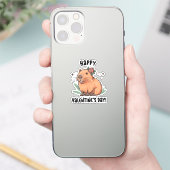 Sticker Envoi de l'amour de Capybara à la Saint Valentin (Téléphone)